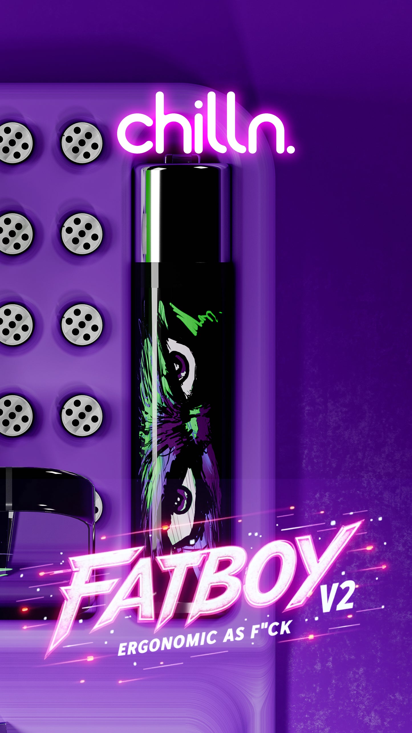 FATBOY 2 – 7-in-1 Rolling Tray & Stash Station - Compact. Upgraded. Ergonomic